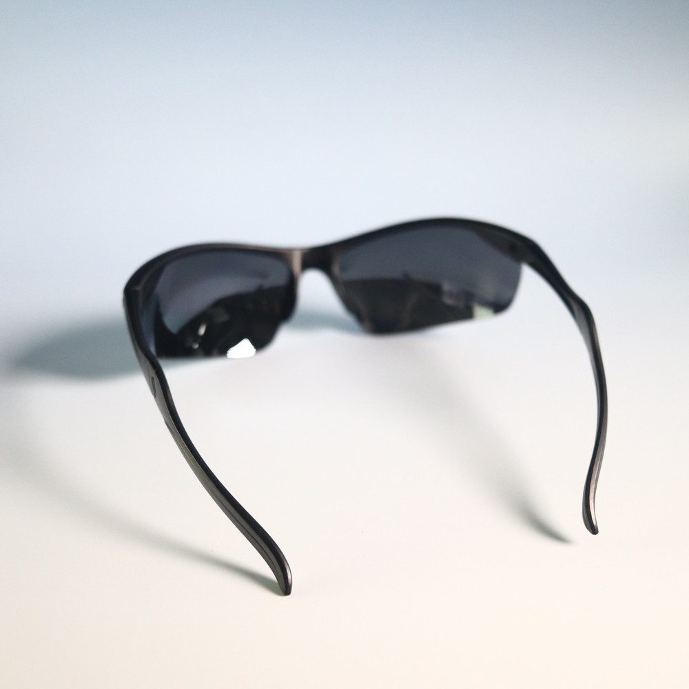 Sunglasses Sport Wrap Around Mirror like lenses Polycarbonate lenses black UV N7